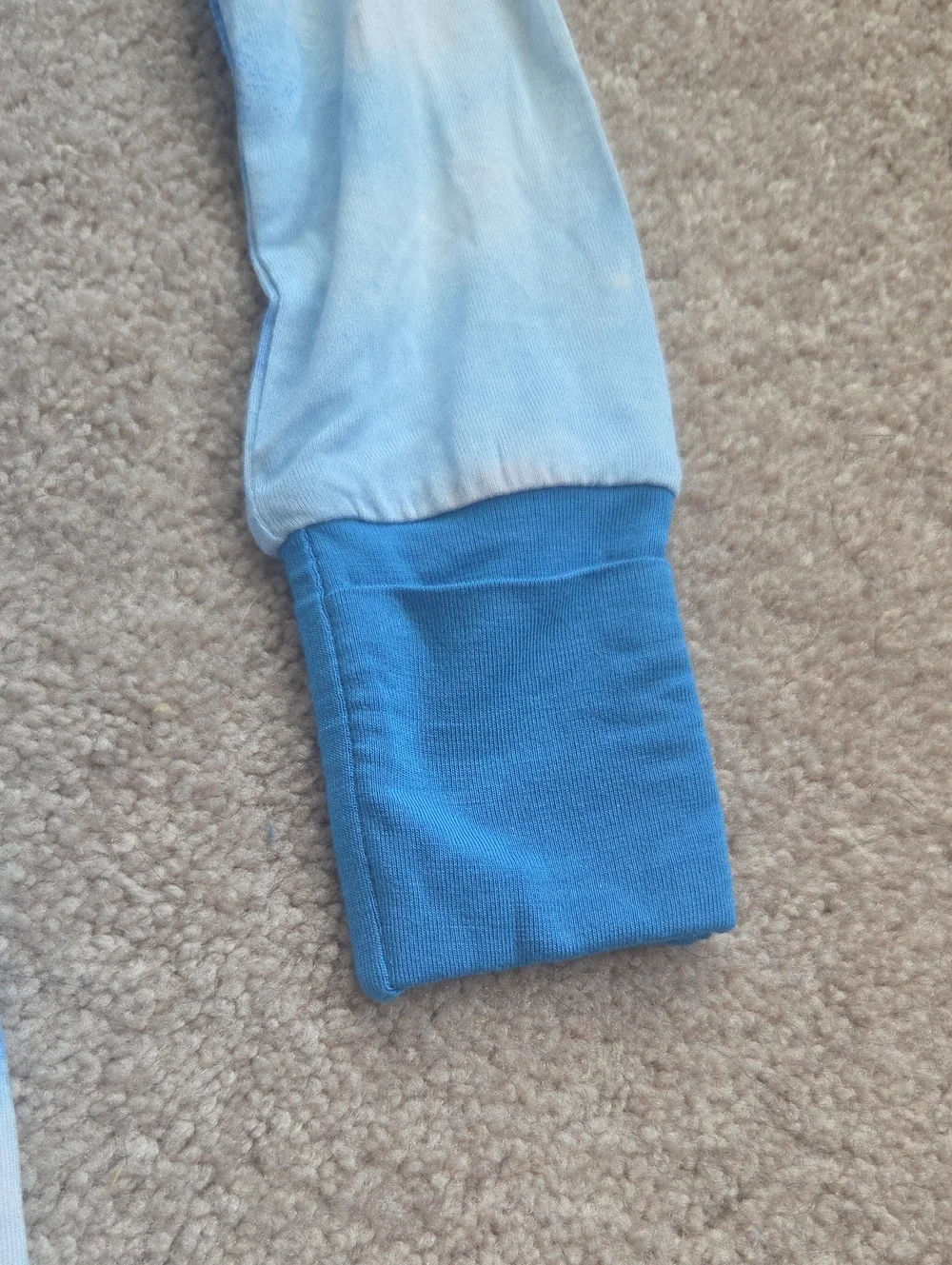 NWT Little Sleepies Blue Watercolor Zippy